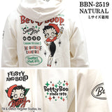 BETTY BOOP NEVERMIND HOODIE SWEATSHIRT F/Z PARKA ベティーブープ ネバーマインド 裏毛 パーカー bbn-2519