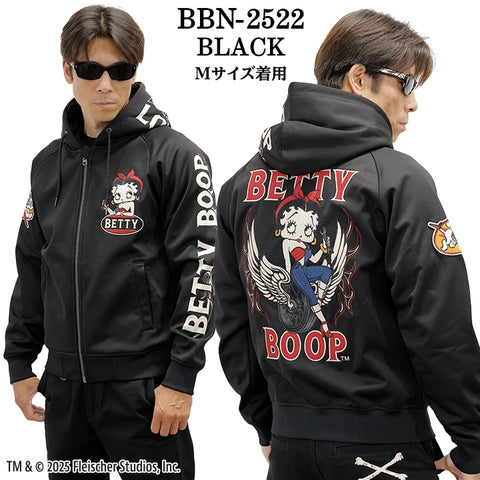 BETTY BOOP NEVERMIND HOODIE BONDING F/Z PARKA ベティーブープ ネバーマインド ボンディング パーカー bbn-2522