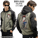 BETTY BOOP NEVERMIND HOODIE BONDING F/Z PARKA ベティーブープ ネバーマインド ボンディング パーカー bbn-2522