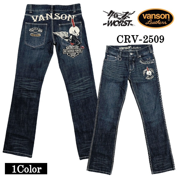 VANSON×CROWS×WORST DENIM PANTS JEANS バンソン クローズ ワースト
