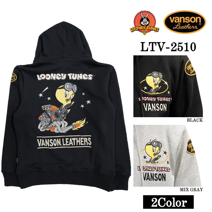 VANSON×LOONEY TUNES Warner BROS SWEATSHIRT PARKA HOODIE バンソン