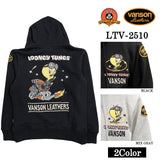 VANSON×LOONEY TUNES Warner BROS SWEATSHIRT PARKA HOODIE バンソン ルーニー ワーナー コラボ 裏毛 F/Zパーカー ltv-2510