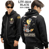 VANSON×LOONEY TUNES Warner BROS SWEATSHIRT PARKA HOODIE バンソン ルーニー ワーナー コラボ 裏毛 F/Zパーカー ltv-2510