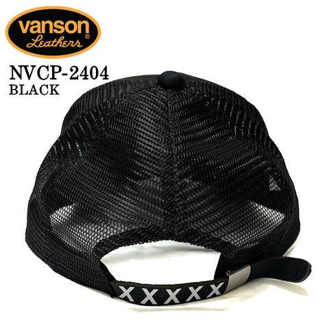 VANSON バンソン 50周年記念モデル ツイルメッシュキャップ 帽子 nvcp-2404