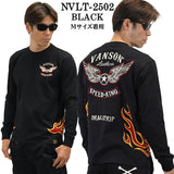 VANSON バンソン 天竺 ロンT 長袖Tシャツ メンズ nvlt-2502
