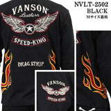VANSON バンソン 天竺 ロンT 長袖Tシャツ メンズ nvlt-2502