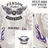 VANSON バンソン 天竺 ロンT 長袖Tシャツ メンズ nvlt-2502