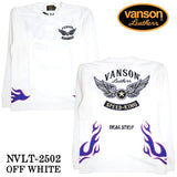 VANSON バンソン 天竺 ロンT 長袖Tシャツ メンズ nvlt-2502