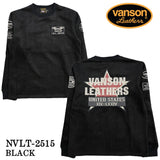 VANSON TEE PLATING CREW NECK PULLOVER T-SHIRT バンソン 起毛プレーティング プルオーバー Tシャツ nvlt-2515