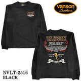 VANSON TEE PLATING CREW NECK PULLOVER T-SHIRT バンソン 起毛プレーティング プルオーバー Tシャツ nvlt-2516