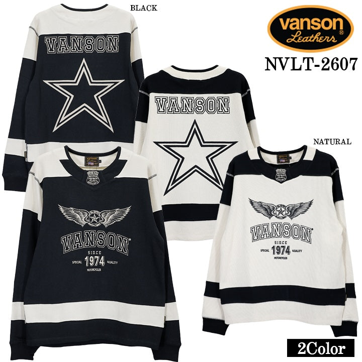 VANSON TEE L/S T-SHIRT THERMAL バンソン サーマル ロンT 長袖Tシャツ