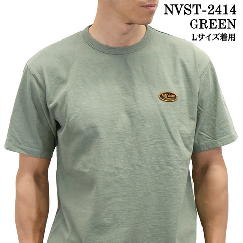VANSON バンソン ヘヴィーオンス天竺 Made in USA 半袖Tシャツ nvst-2414