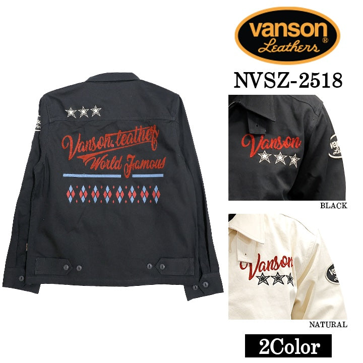 VANSON TWILL SWING TOP JACKET バンソン ツイル スウィングトップ