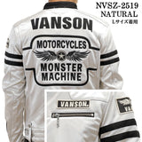 VANSON BONDING RIDERS JACKET バンソン ボンディング ライダース ジャケット nvsz-2519