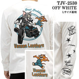 VANSON TOM&JERRY TEE L/S T-SHIRT バンソン トムとジェリー コラボ 天竺 ロンTEE 長袖Tシャツ tjv-2530