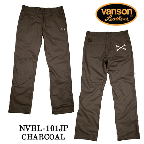 VANSON バンソン チノパン ボトムス パンツ MADE IN JAPAN クロスボーン nvbl-101jp