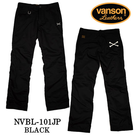VANSON バンソン チノパン ボトムス パンツ MADE IN JAPAN クロスボーン nvbl-101jp