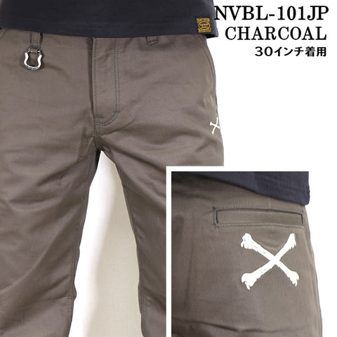 VANSON バンソン チノパン ボトムス パンツ MADE IN JAPAN クロスボーン nvbl-101jp