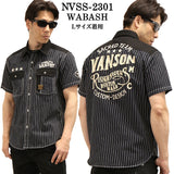 VANSON バンソン デニムシャツ 半袖シャツ nvss-2301