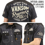 VANSON バンソン デニムシャツ 半袖シャツ nvss-2301