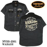 VANSON バンソン デニムシャツ 半袖シャツ nvss-2301