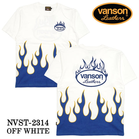 VANSON バンソン 天竺 半袖Tシャツ nvst-2314