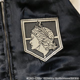 進撃の巨人 SOUVENIR JACKET SKA 刺繍 レーヨン リバーシブル スカジャン リヴァイ×調査兵団 sgk-2502