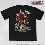 進撃の巨人 天竺 Tシャツ 半袖Tee 超大型巨人 sgk-2506