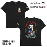 THE BRAVEMAN×BETTY BOOP ベティ・ブープ OE天竺 半袖Tシャツ bbb-2318