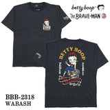 THE BRAVEMAN×BETTY BOOP ベティ・ブープ OE天竺 半袖Tシャツ bbb-2318