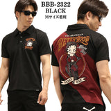 THE BRAVEMAN×BETTY BOOP ベティ・ブープ 半袖ポロシャツ bbb-2322