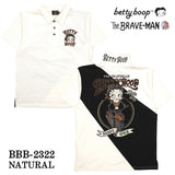 THE BRAVEMAN×BETTY BOOP ベティ・ブープ 半袖ポロシャツ bbb-2322