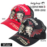 THE BRAVEMAN×BETTY BOOP ベティ・ブープ ツイルメッシュキャップ 帽子 bbb-2332