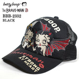 THE BRAVEMAN×BETTY BOOP ベティ・ブープ ツイルメッシュキャップ 帽子 bbb-2332