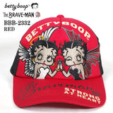 THE BRAVEMAN×BETTY BOOP ベティ・ブープ ツイルメッシュキャップ 帽子 bbb-2332