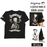 THE BRAVEMAN×BETTY BOOP ベティ・ブープ ブレイブマン コラボTee 天竺 半袖Tシャツ bbb-2338