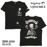 THE BRAVEMAN×BETTY BOOP ベティ・ブープ ブレイブマン コラボTee 天竺 半袖Tシャツ bbb-2338