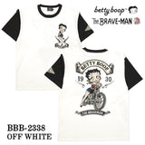 THE BRAVEMAN×BETTY BOOP ベティ・ブープ ブレイブマン コラボTee 天竺 半袖Tシャツ bbb-2338