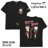 THE BRAVEMAN×BETTY BOOP ベティ・ブープ ブレイブマン コラボTee 天竺 半袖Tシャツ bbb-2339