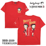 THE BRAVEMAN×BETTY BOOP ベティ・ブープ ブレイブマン コラボTee 天竺 半袖Tシャツ bbb-2339