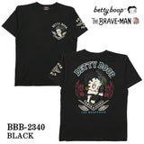 THE BRAVEMAN×BETTY BOOP ベティ・ブープ ブレイブマン コラボTee 天竺 半袖Tシャツ bbb-2340