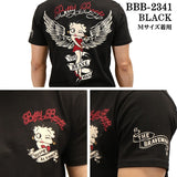 THE BRAVEMAN×BETTY BOOP ベティ・ブープ ブレイブマン コラボTee 天竺 半袖Tシャツ bbb-2341