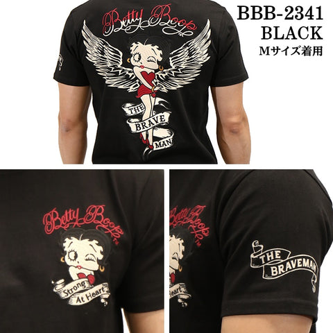 THE BRAVEMAN×BETTY BOOP ベティ・ブープ ブレイブマン コラボTee 天竺