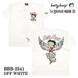 THE BRAVEMAN×BETTY BOOP ベティ・ブープ ブレイブマン コラボTee 天竺 半袖Tシャツ bbb-2341