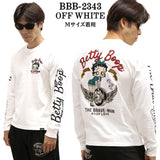 THE BRAVEMAN×BETTY BOOP ベティーブープ OE天竺長袖Tシャツ ロンTEE bbb-2343