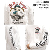 THE BRAVEMAN×BETTY BOOP ベティーブープ OE天竺長袖Tシャツ ロンTEE bbb-2343