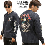 THE BRAVEMAN×BETTY BOOP ベティーブープ OE天竺長袖Tシャツ ロンTEE bbb-2343