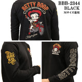 THE BRAVEMAN×BETTY BOOP ベティーブープ 天竺長袖Tシャツ bbb-2344