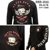 THE BRAVEMAN×BETTY BOOP ベティーブープ OE天竺長袖Tシャツ ロンTEE bbb-2345