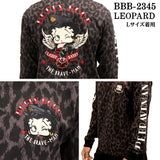 THE BRAVEMAN×BETTY BOOP ベティーブープ OE天竺長袖Tシャツ ロンTEE bbb-2345